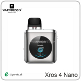 Vaporesso Xros 4 Nano 1350mAh titanium silver