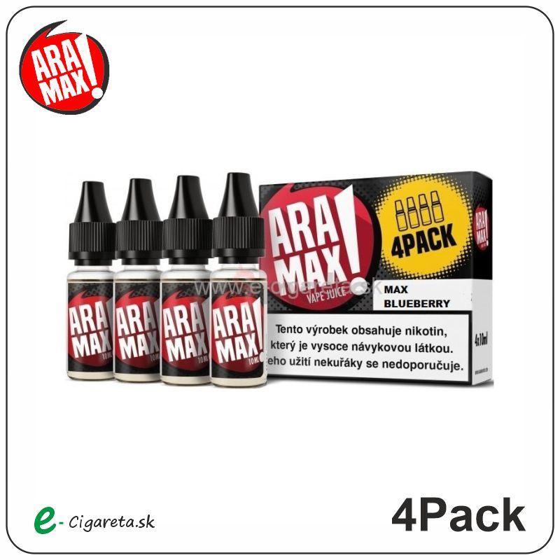 ARAMAX 4Pack Max Blueberry 4x10ml - 6mg