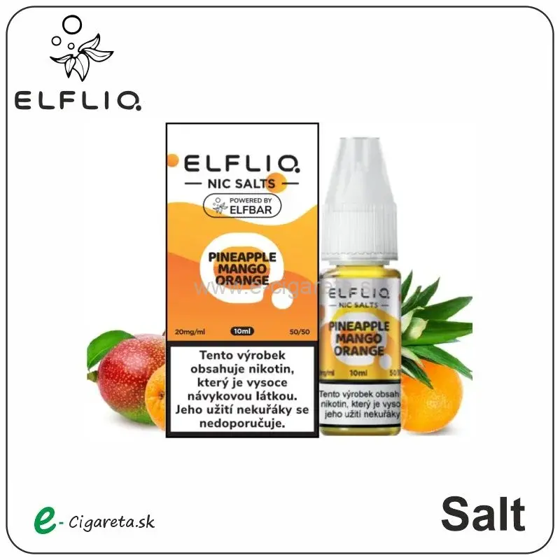 ElfLiq Nic Salt 10ml - 20mg/ml Pineapple Mango Orange