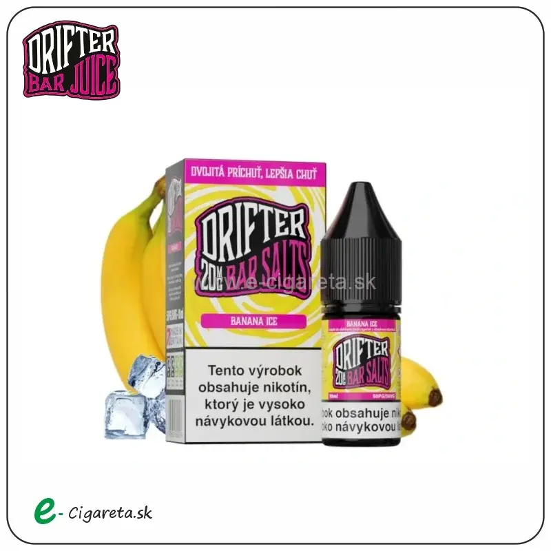 Drifter Bar Salts 10ml - Banana Ice 10mg