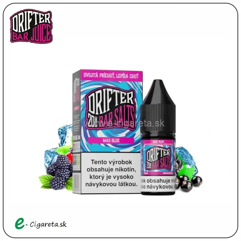 Drifter Bar Salts 10ml - Mad Blue 10mg