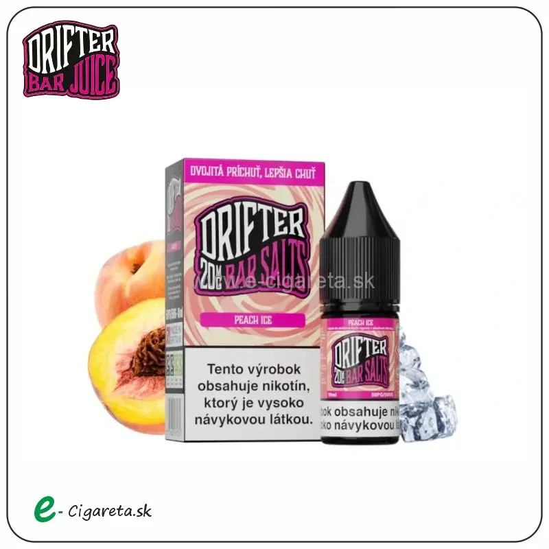 Drifter Bar Salts 10ml - Peach Ice 20mg