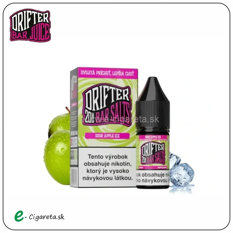 Drifter Bar Salts 10ml - Sour Apple Ice 20mg