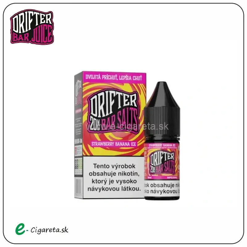 Drifter Bar Salts 10ml - Strawberry Banana Ice 20mg