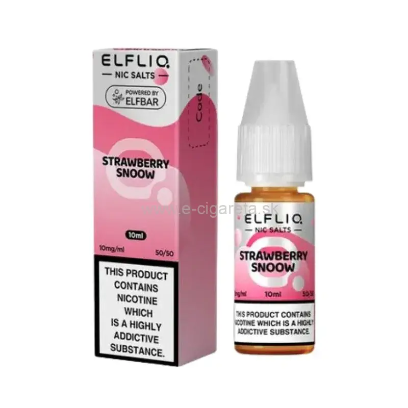 ElfLiq Nic Salt 10ml - 10mg/ml Strawberry Snoow