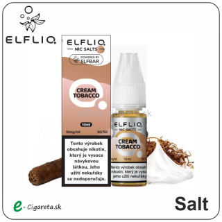 ElfLiq Nic Salt 10ml - 20mg/ml Cream Tobacco