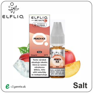 ElfLiq Nic Salt 10ml - 20mg/ml Peach Ice