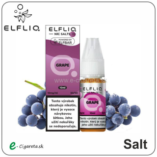 ElfLiq Nic Salt 10ml - 10mg/ml Grape