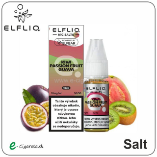 ElfLiq Nic Salt 10ml - 10mg/ml Kiwi Passion Fruit Guava