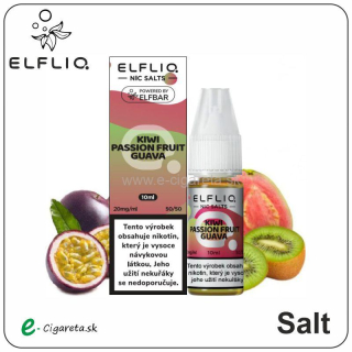 ElfLiq Nic Salt 10ml - 20mg/ml Kiwi Passion Fruit Guava