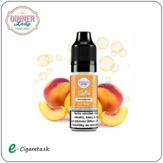 Dinner Lady Nic Salts 10ml - Peach Bubblegum 20mg