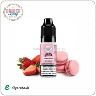 Dinner Lady Nic Salts 10ml - Strawberry Macaroon 20mg